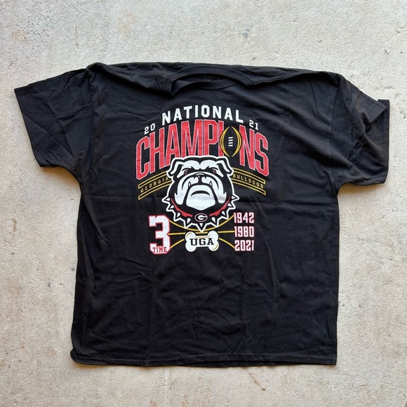 UGA 2021 National Champions T-Shirt - Picture 1 of 5